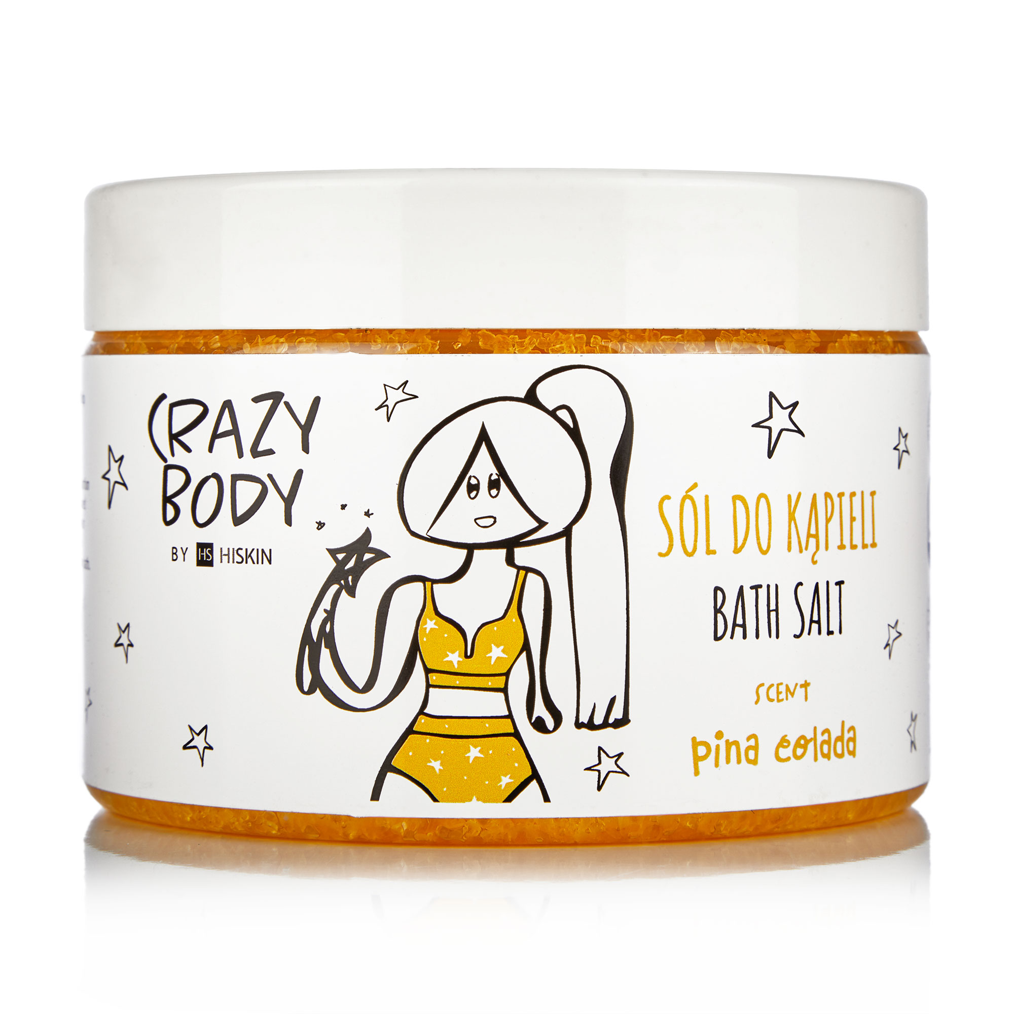 Сіль для ванни HiSkin Crazy Body Pina Colada, 300 г